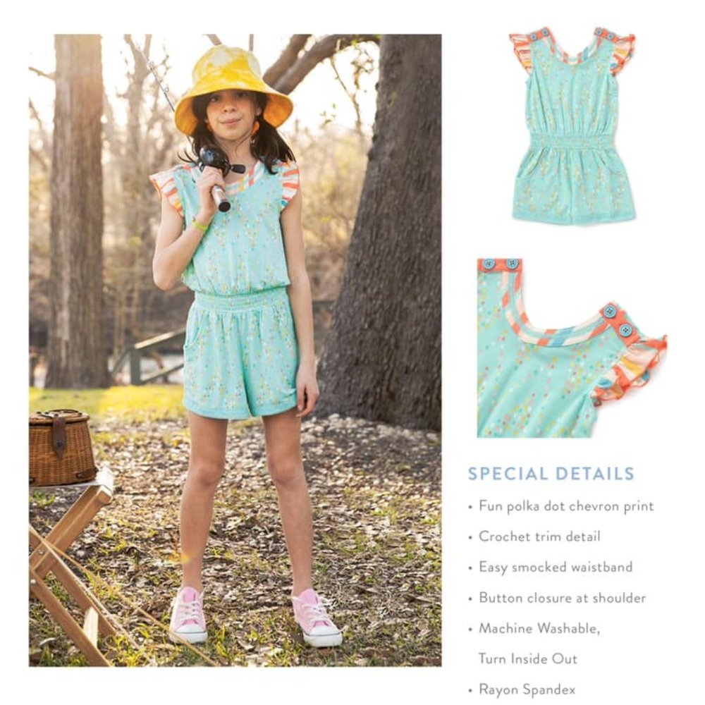 Matilda Jane  - Confetti Party Romper Sz 6 -NWT